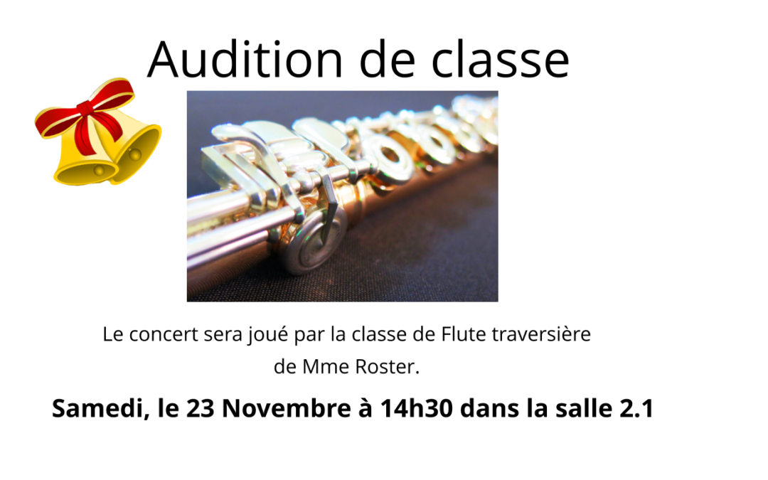 Audition de classe