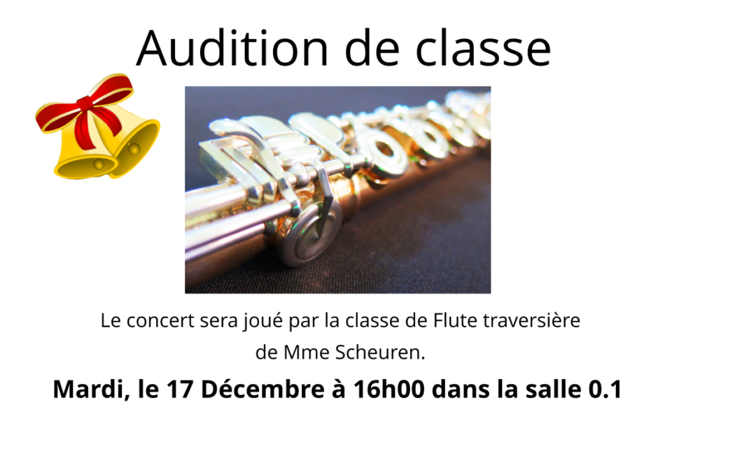 Audition de classe