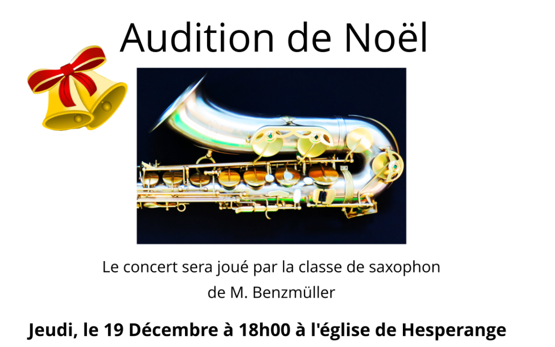 Audition de Noël